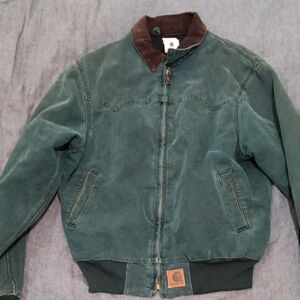 Carhartt Green and Brown Jacket